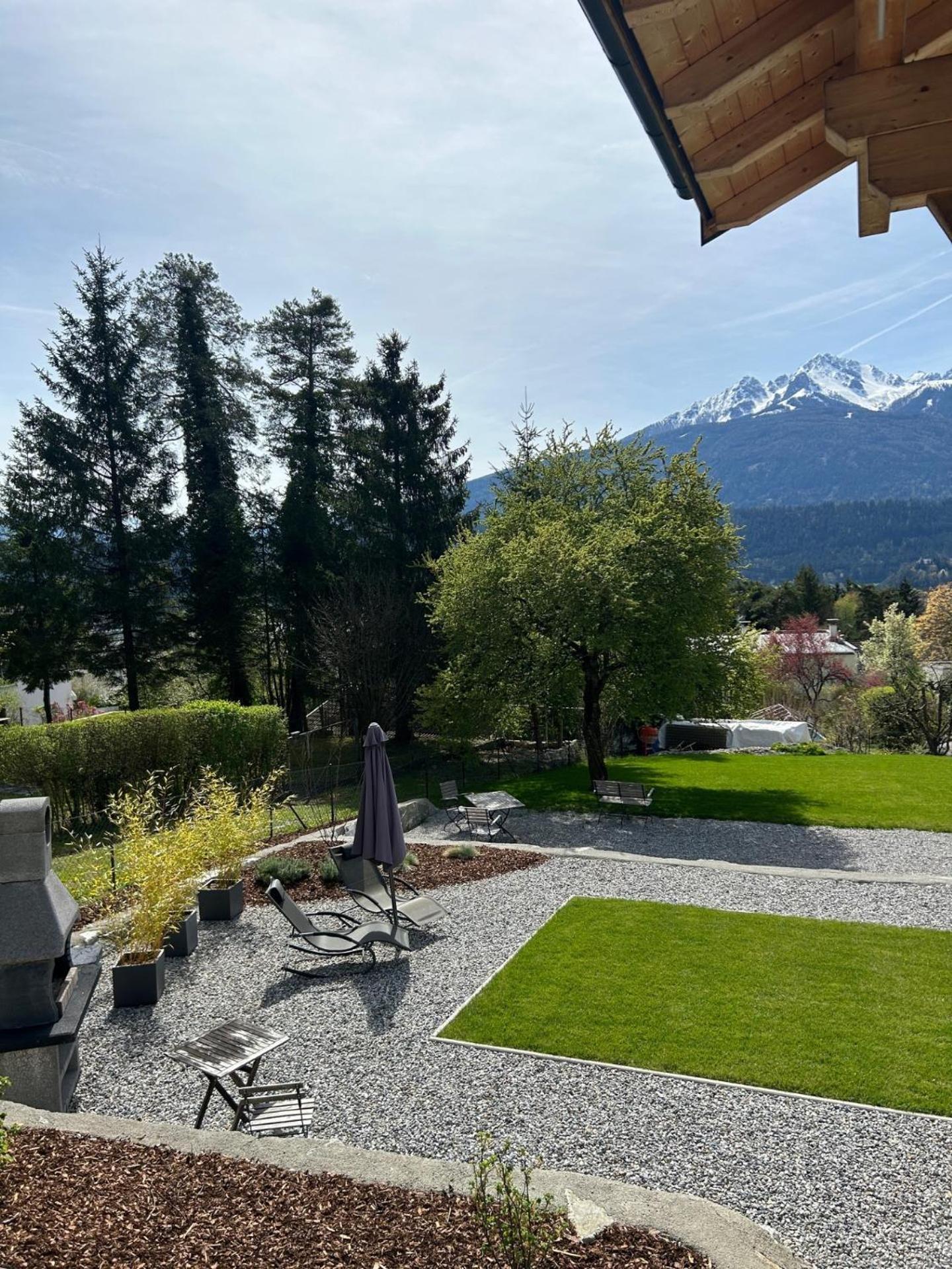 Wohnung Mit Garten Und Panoramablick In Innsbruck Kültér fotó